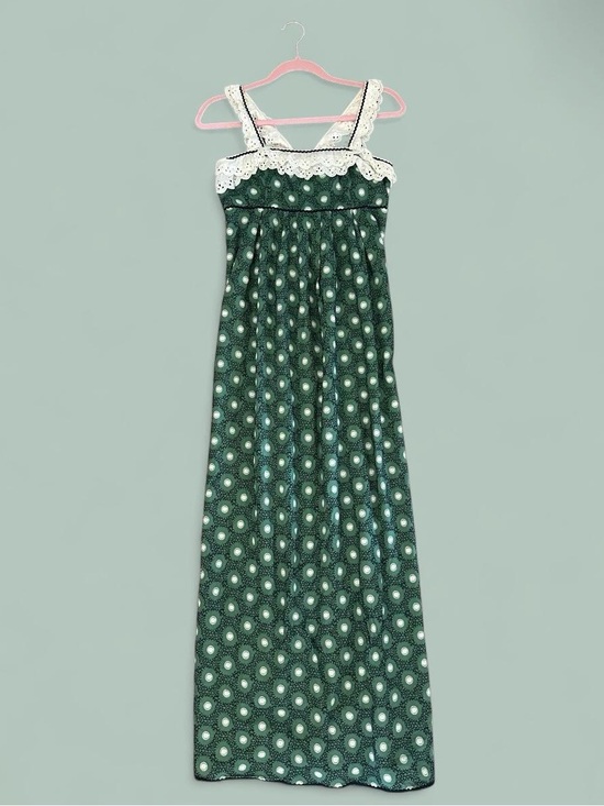 Juicy Couture Dresses & Skirts - Y2K Juicy Couture Green Eyelet Lace Maxi Dress